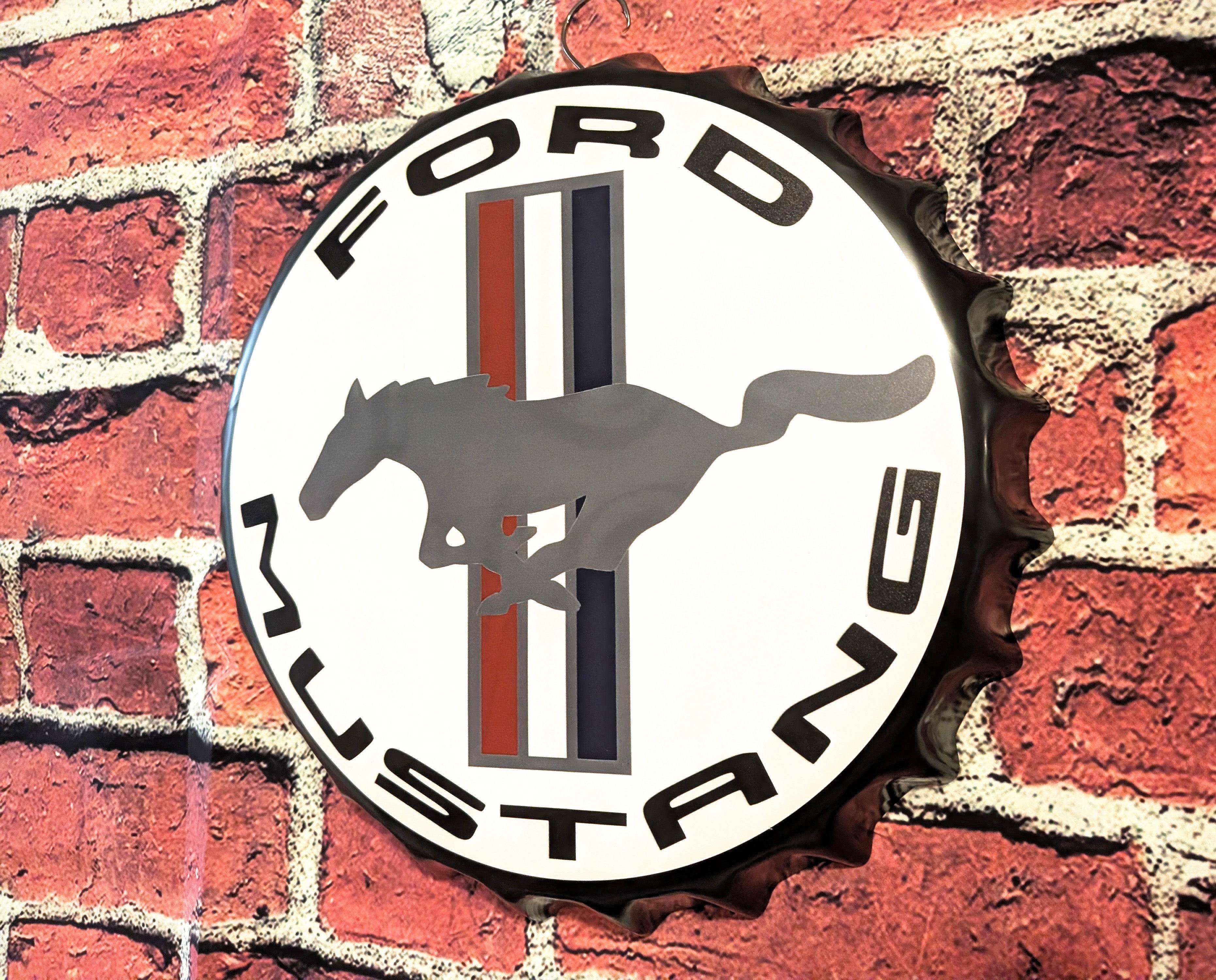 Retro Inspired Mustang Shelby Sign 14" | Mancave Garage Bar Patio Home Decor
