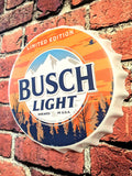 Retro Inspired Limited Edition Beer Bottle Cap Metal Sign 14" | Mancave Garage Bar Patio Home Decor