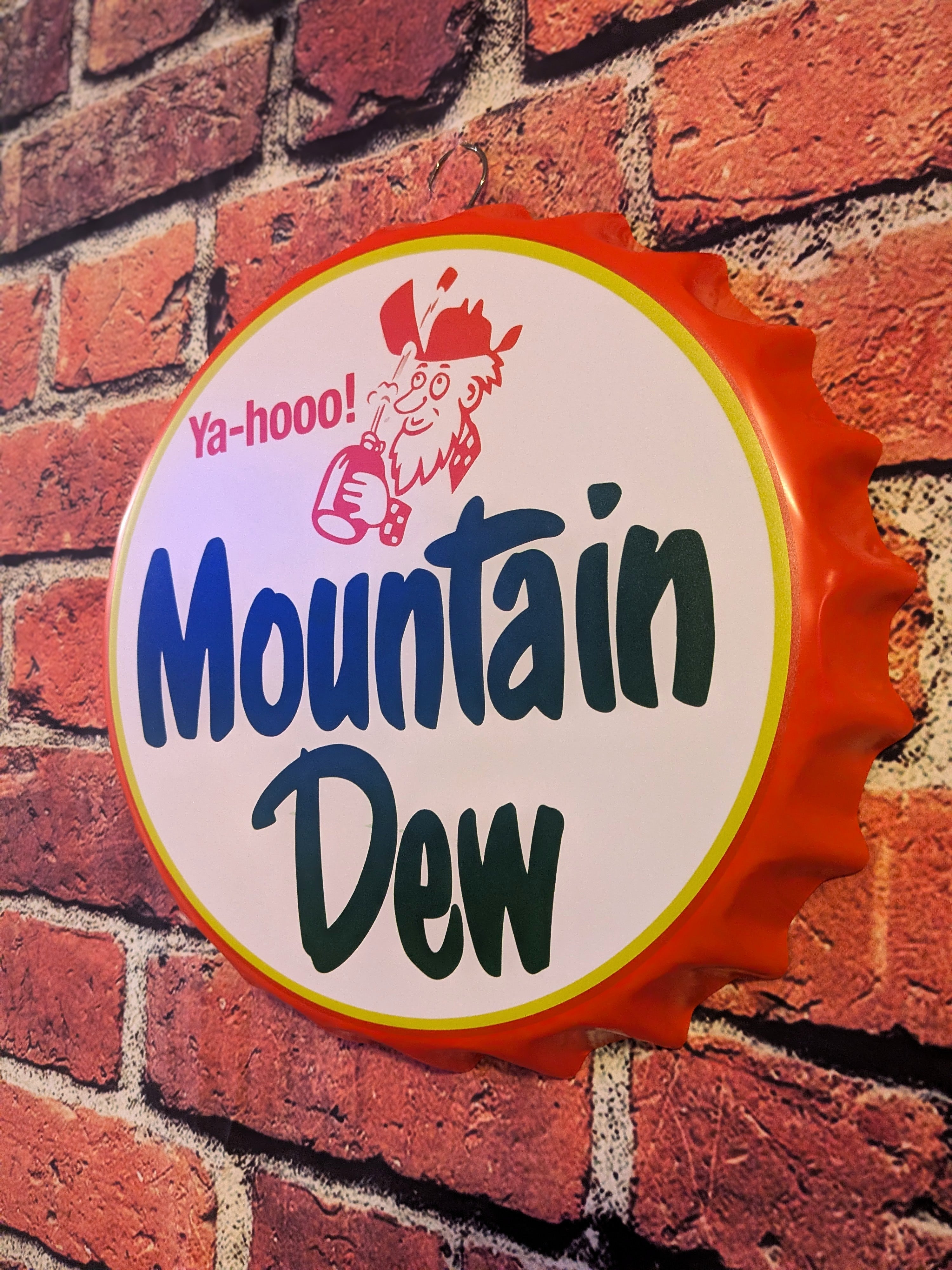 Retro Inspired Vintage Style Soda Sign 14" | Mancave Garage Bar Patio Home Decor