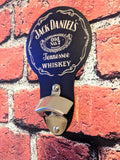 Jack Daniels Whiskey Bottle Opener Sign 5"x9" | Mancave Garage Bar Patio Home Decor