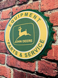 Retro Inspired Lawnmower Tractor Equipment Sign 14" | Mancave Garage Bar Patio Home Decor