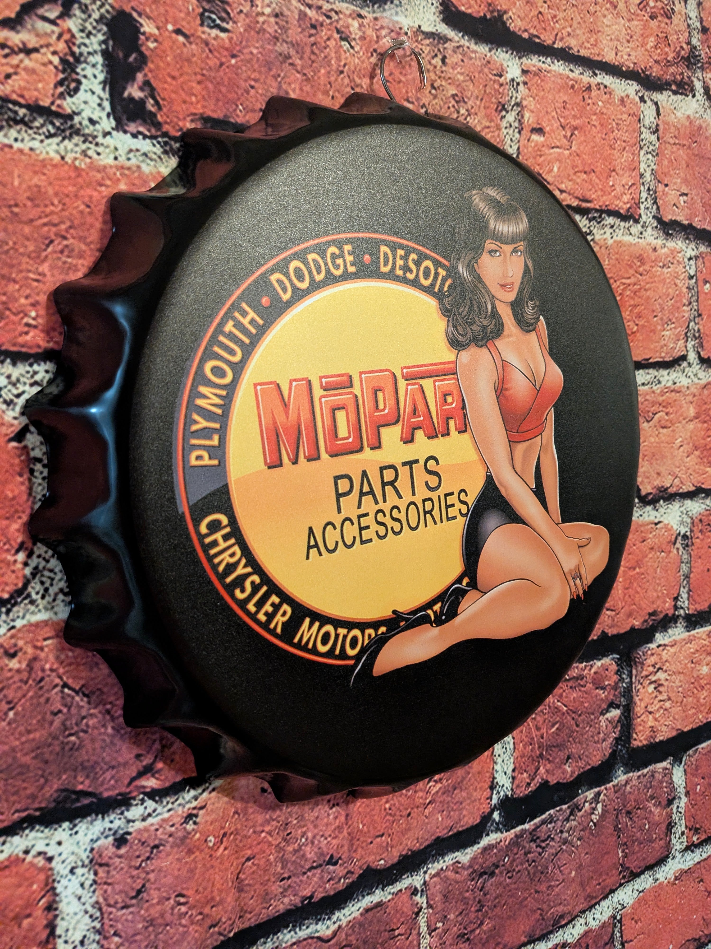 Retro Inspired Mopar Sign 14" | Mancave Garage Bar Patio Home Decor