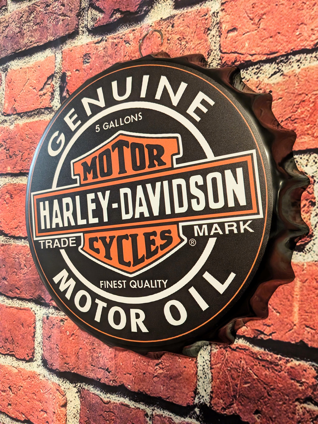 Retro Inspired Vintage Style Motor Oil Motorcycles Sign 14" | Mancave Garage Bar Patio Home Decor