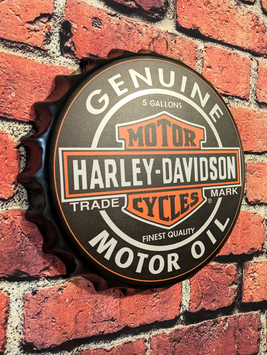 Retro Inspired Vintage Style Motor Oil Motorcycles Sign 14" | Mancave Garage Bar Patio Home Decor