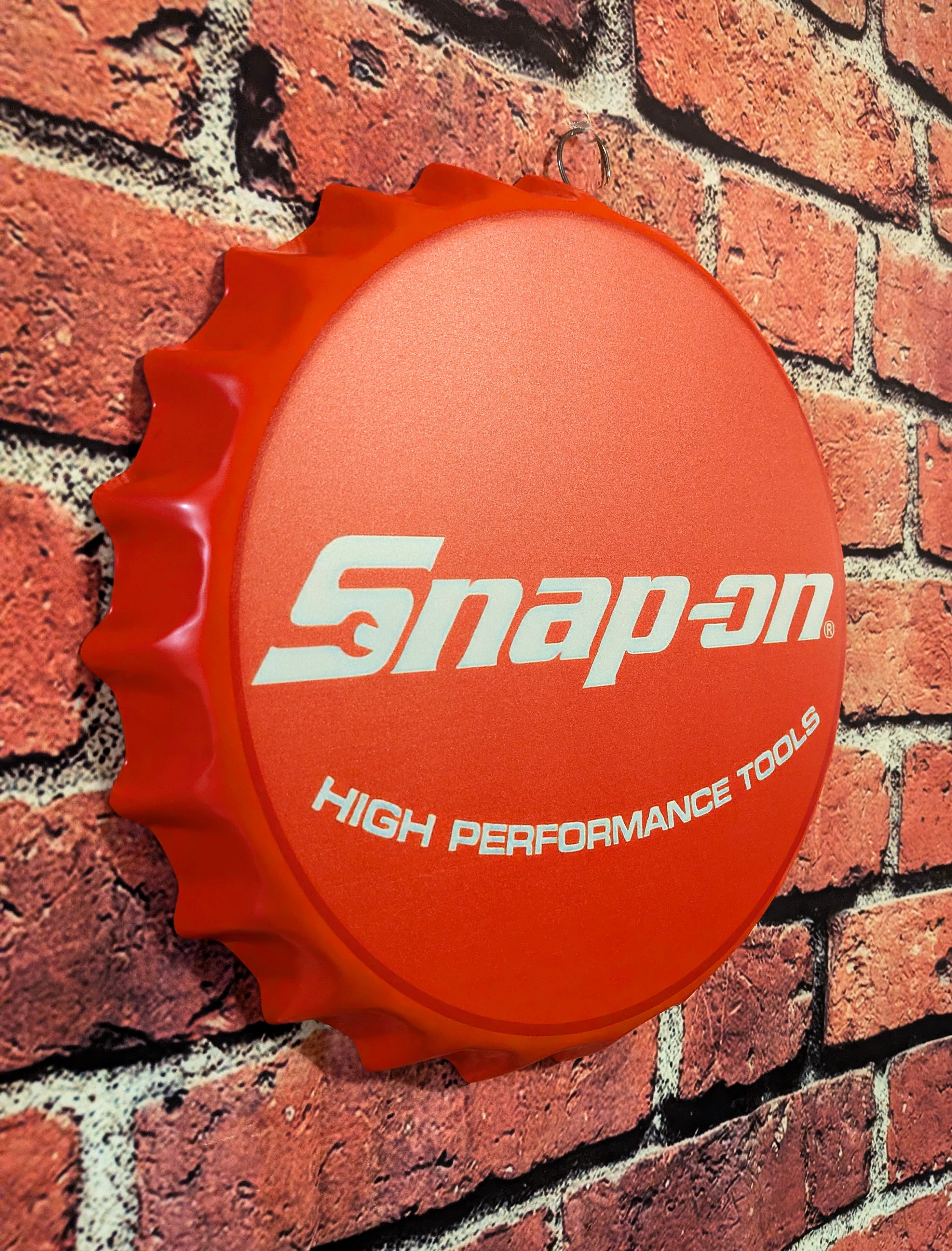 Retro Inspired Performance Tools Metal Bottle Cap Sign 14" | Mancave Garage Bar Patio Home Decor