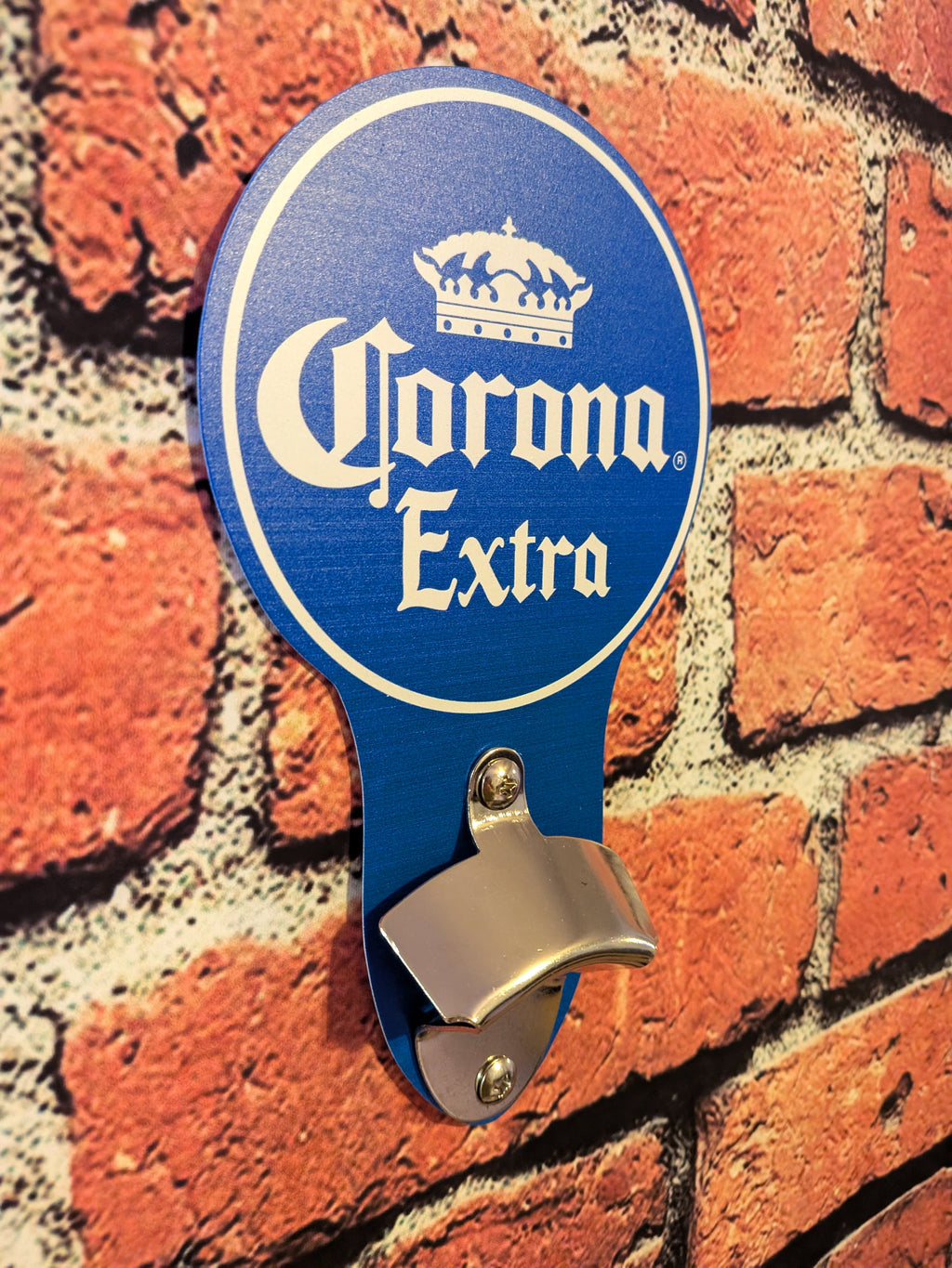 Corona Extra Beer Bottle Opener Sign 5"x9" | Mancave Garage Bar Patio Home Decor
